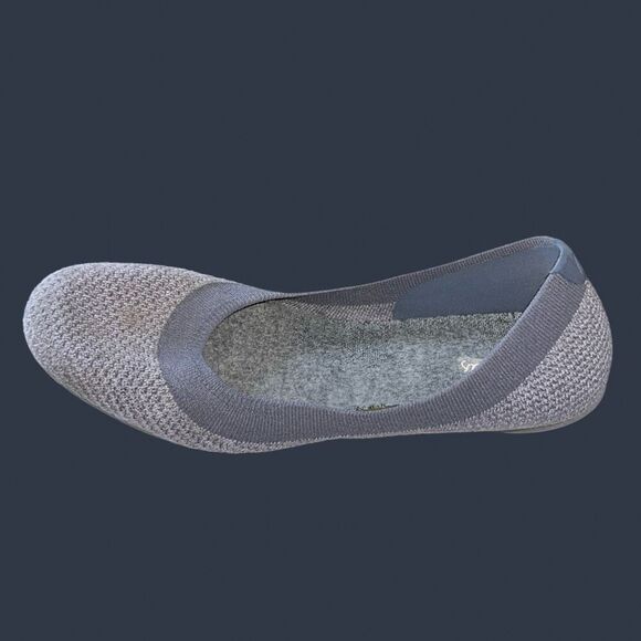 Women's allbirds Mist Dark Grey Sole Tree Breezer Ballet Flats Size 8.5 - Picture 4 of 7